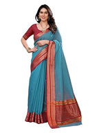 Kota Doria Cotton Checks Saree