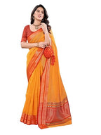 Kota Doria Cotton Checks Saree