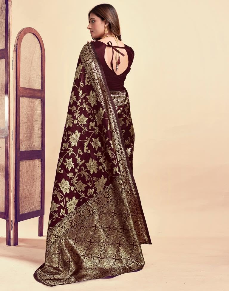 Kanjivaram Silk Banarasi Wedding Saree