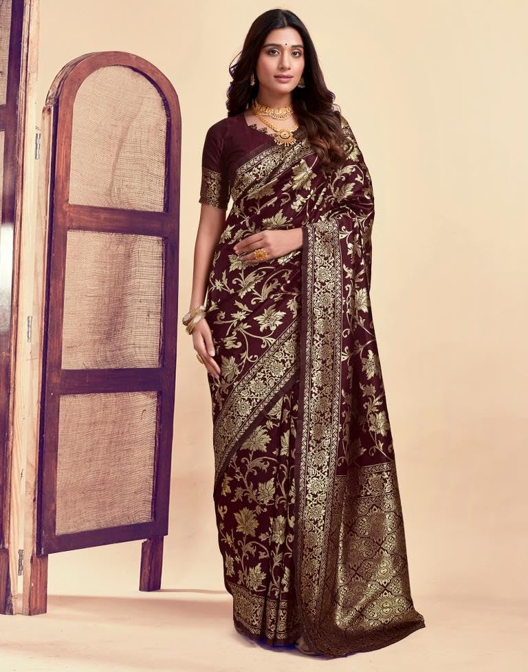 Kanjivaram Silk Banarasi Wedding Saree