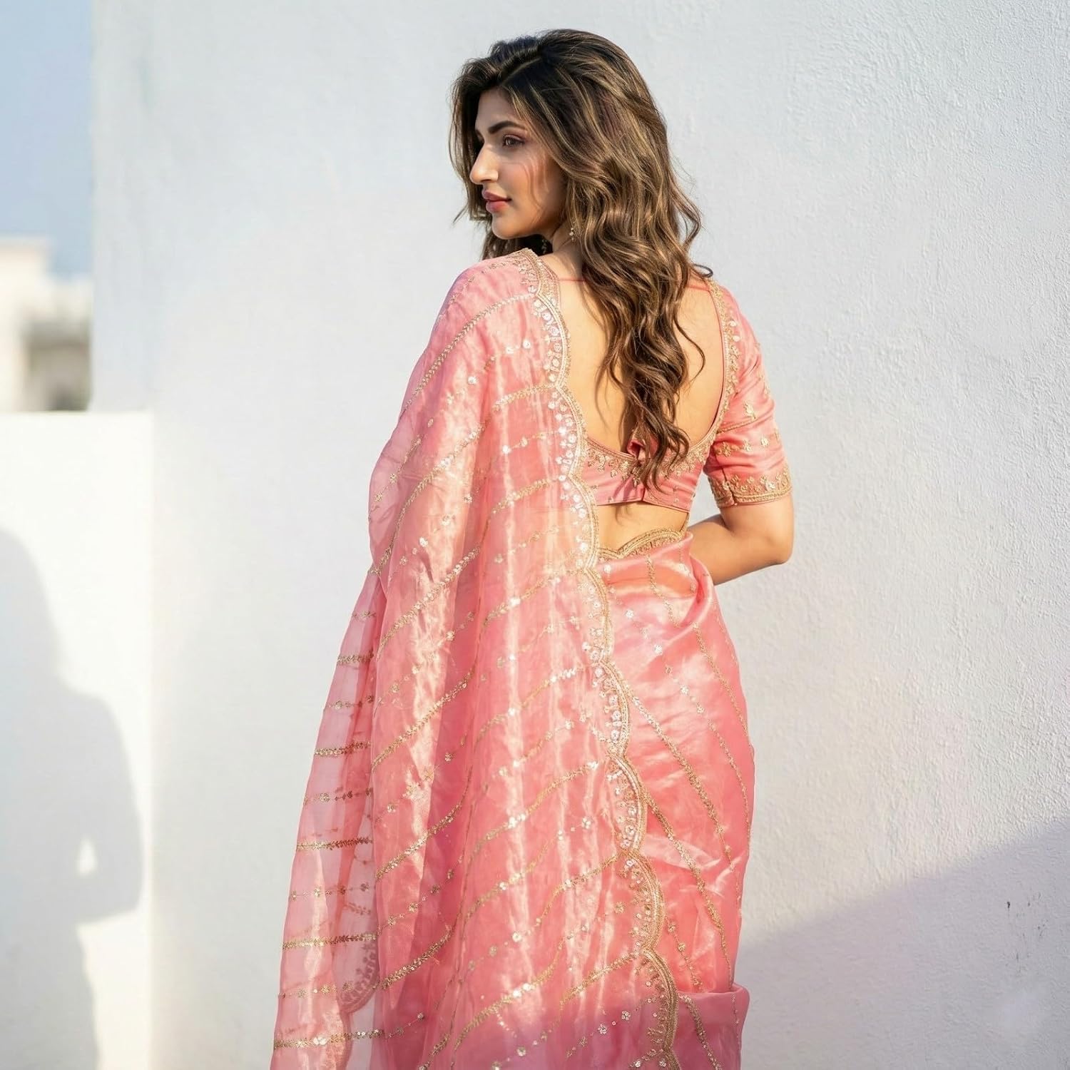 Amazon Brand - Tavasya Women's Saree