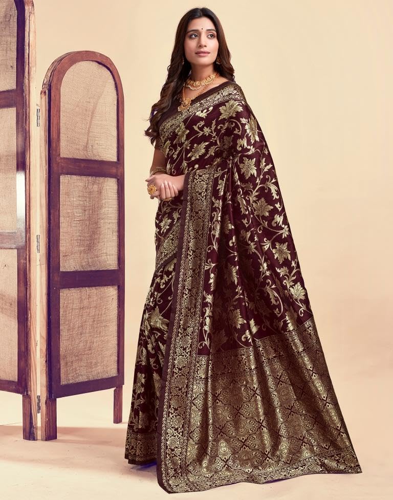 Kanjivaram Silk Banarasi Wedding Saree