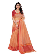 Kota Doria Cotton Checks Saree