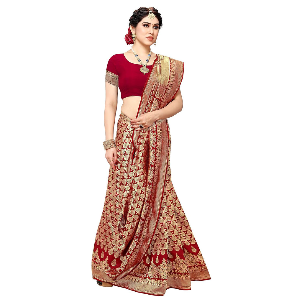Women's Jacquard Silk Saree