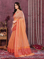 Kota Doria Cotton Checks Saree